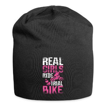 Girls ride Trial bike - Jersey-Beanie - Schwarz - Vorne
