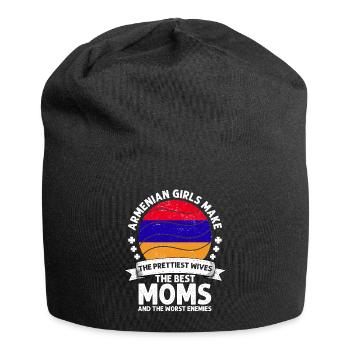 Arménien maman Maman Armenian American - Bonnet en jersey - noir - Devant