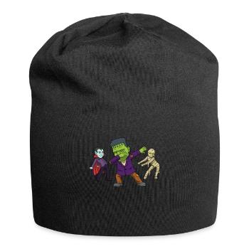 Dabbing Halloween Monster Monster Gift - Jersey Beanie - black - Front