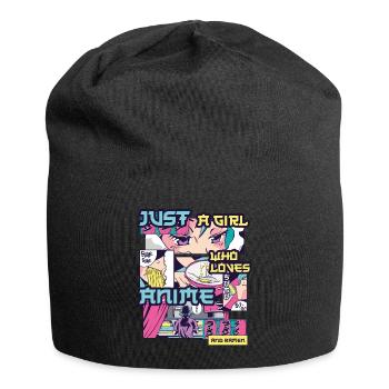 Anime And Ramen Anime Cadeau - Bonnet en jersey - noir - Devant