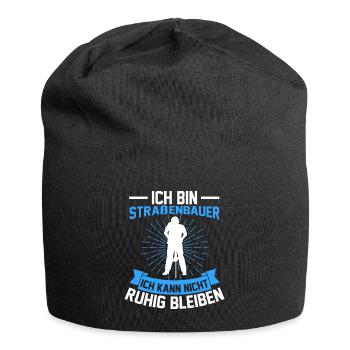 Straßenbauer Straßenwärter Straßenbau - Jersey-Beanie - Schwarz - Vorne