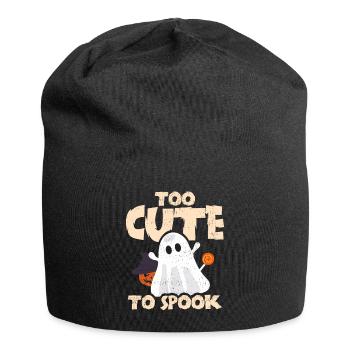 Halloween trop mignon pour effrayer - Bonnet en jersey - noir - Devant