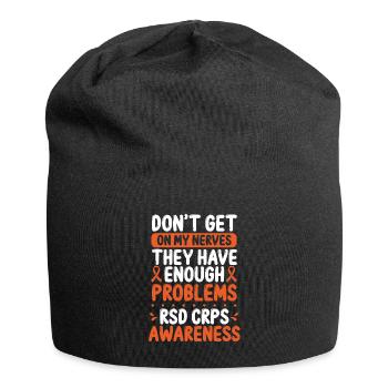 RSD CRPS Warrior Orange Ribbon CRPS Awareness - Bonnet en jersey - noir - Devant