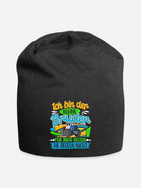 Kleiner Bruder Monstertruck - Jersey-Beanie - Schwarz