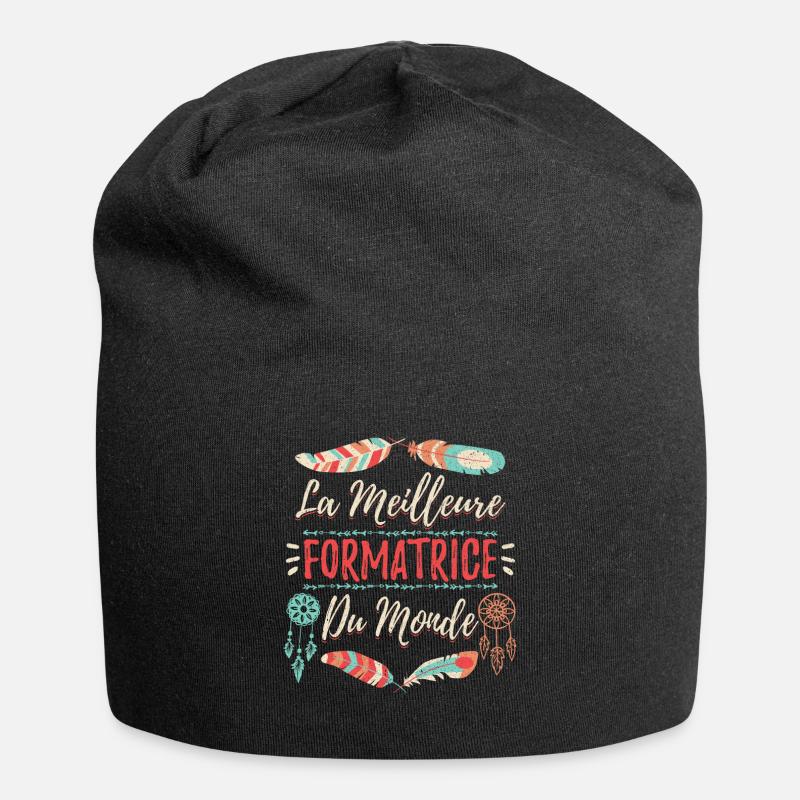 La Meilleure Formatrice Du Monde - Bonnet en jersey - noir