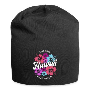 Hawaii Good Times Beach Paradise - Bonnet en jersey - noir - Devant