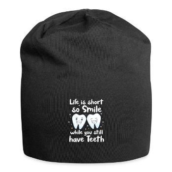 Dentiste Dentiste Dentiste Dentist Dents Cadeau - Bonnet en jersey - noir - Devant