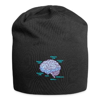 Anatomy of a Brain Medicine Student - Jersey Beanie - black - Front