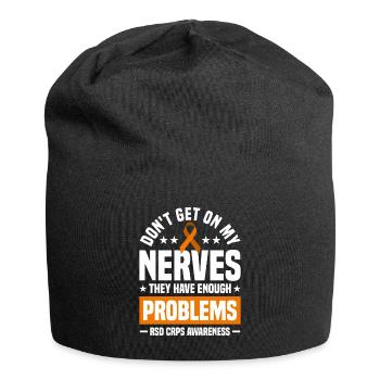 Patient RSD CRPS Geschenk - Jersey-Beanie - Schwarz - Vorne