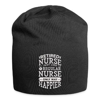 Rente Rentner Pension - Jersey-Beanie - Schwarz - Vorne