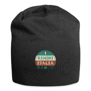 Rimini Adria Italien Urlaub Souvenir - Jersey-Beanie - Schwarz - Vorne