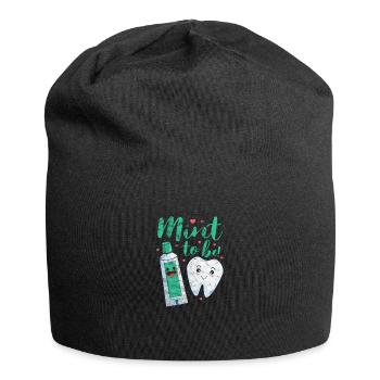 Zahnarzt - Jersey-Beanie - Schwarz - Vorne