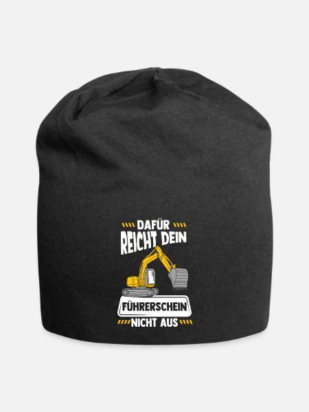 Bagger - Jersey-Beanie - Schwarz