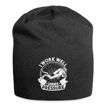 I Work Well Under Pressure Diving Plongeur - Bonnet en jersey - noir - Devant