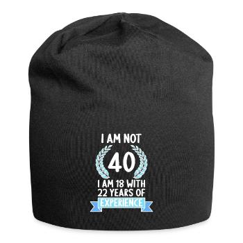 40 ans 40 ans 40 ans 40 ans 40 ans - Bonnet en jersey - noir - Devant