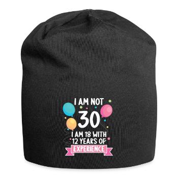 30 ans 30 ans 30 ans 30 ans 30 ans - Bonnet en jersey - noir - Devant