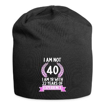 40 ans 40 ans 40 ans 40 ans 40 ans - Bonnet en jersey - noir - Devant