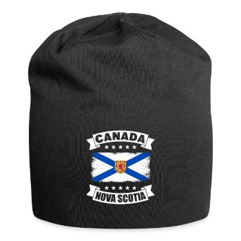 Nova Scotia flag - vintage retro - Jersey Beanie - black - Front