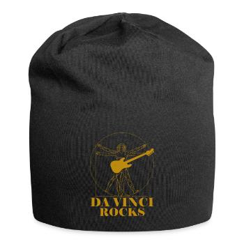 Da Vinci Rocks by The Manzanita ́s - Jersey Beanie - black - Front