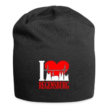 Regensburg - Jersey-Beanie - Schwarz - Vorne