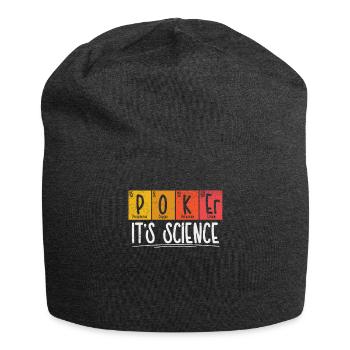 Poker Periodensystem Elemente Chemisches Element - Jersey-Beanie - Anthrazit - Vorne