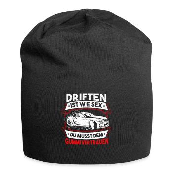 Driften Ist Wie Sex Gummi Vertrauen Tuning Auto - Jersey-Beanie - Schwarz - Vorne