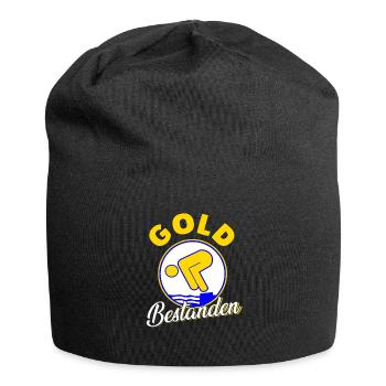 Gold Bestanden - Jersey-Beanie - Schwarz - Vorne