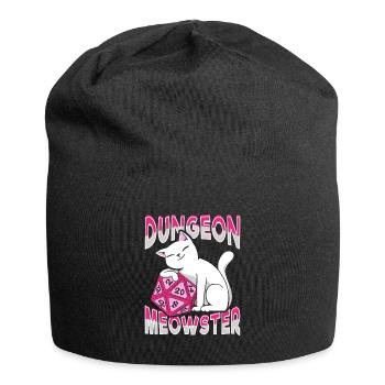 Dungeon Meowster Shirt für RPG Gamer - Jersey-Beanie - Schwarz - Vorne