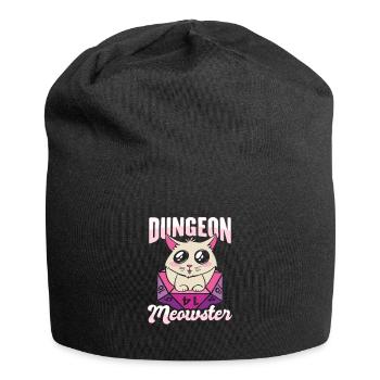 Dungeon Meowster Shirt für RPG Gamer - Jersey-Beanie - Schwarz - Vorne