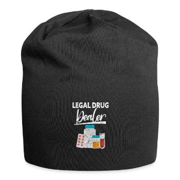 Apotheke - Jersey-Beanie - Schwarz - Vorne