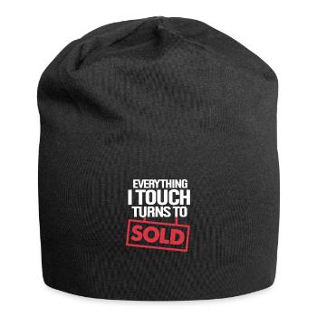 Real Estate Agent Real Estate Agent Gift - Jersey Beanie - black - Front