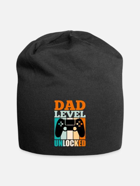 Dad Level unlocked werdender Papa 2022 Gaming - Jersey-Beanie - sort