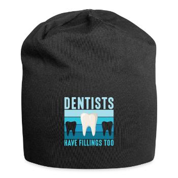 Dental Dentists Have Fillings Too Dentistry - Jersey-Beanie - Schwarz - Vorne