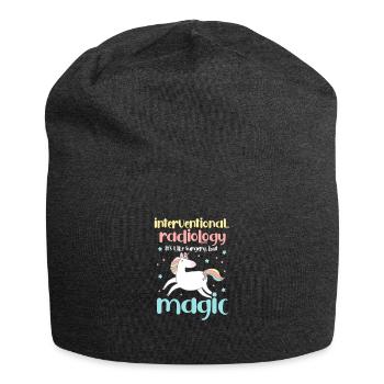 Radiology Radiologist Röntgen Rad Tech Gift - Jersey Beanie - charcoal grey - Front