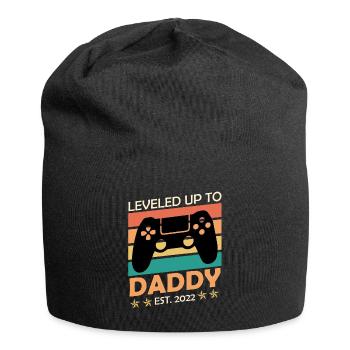 Werdender Papa 2022 Vatertag Vater 2022 - Jersey-Beanie - Schwarz - Vorne