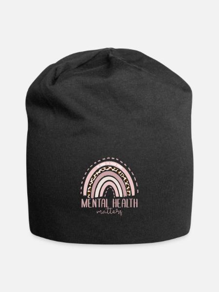 Mental Health Matters Rainbow Mental Health Awaren - Jersey-Beanie - Schwarz