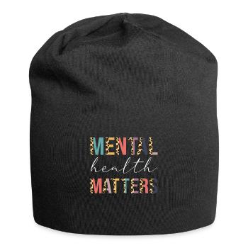 Mental Health Matters Womens Brain Mental Health A - Jersey-Beanie - Schwarz - Vorne