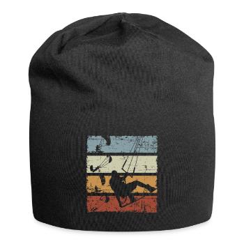 Vintage Kitesurfing - Jersey-Beanie - Schwarz - Vorne