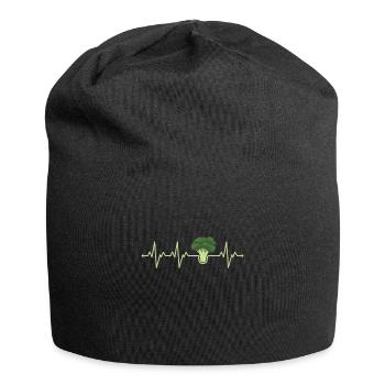 Brokkoli - Jersey-Beanie - Schwarz - Vorne