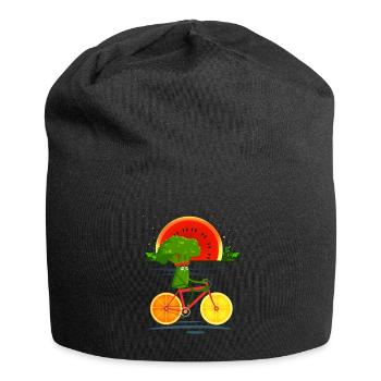 Brokkoli - Jersey-Beanie - Schwarz - Vorne