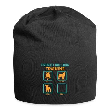 French Bulldog Training - Bonnet en jersey - noir - Devant