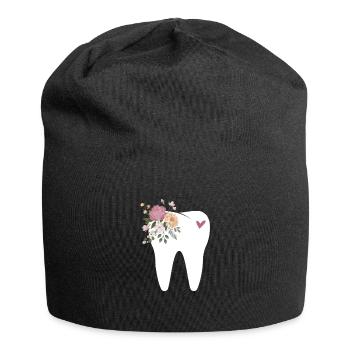 Dentiste Dentiste Dentiste Dentist Dents Cadeau - Bonnet en jersey - noir - Devant