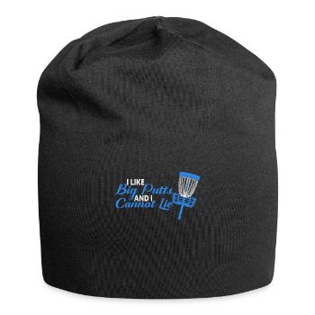 Disc Golf Sport Frisbee Player Flying Disc - Jersey Beanie - black - Front