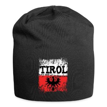 Tirol Adler Vintage Retro Look - Jersey-Beanie - Schwarz - Vorne