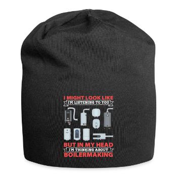 Gewerkschaft Fabrication Boilermaker Worker Boiler - Jersey Beanie - black - Front
