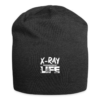 Radiology Radiologist Röntgen Rad Tech Gift - Jersey Beanie - charcoal grey - Front