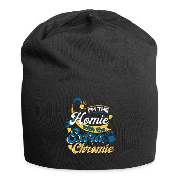Chromosomes Je suis Le Avec La Chromie Supplémentaire - Bonnet en jersey - noir - Devant