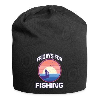 Funny Fishing Fishing Hobby Fishing Trip Fish - Jersey Beanie - black - Front