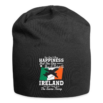 Irland Flagge Irisch Ireland Geschenk - Jersey-Beanie - Schwarz - Vorne