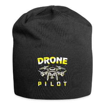 Drone Pilot Quadcopter FPV Drone - Jersey-Beanie - Schwarz - Vorne